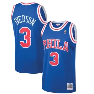 Allen Iverson Philadelphia 76ers 1996/97 Hardwood Classics Swingman Jersey Royal Unique Perfect for Game Day