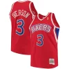 Allen Iverson Philadelphia 76ers 1996/97 Hardwood Premium Classics Swingman Jersey Red/White Must - Have for Jerseys Lovers