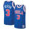Allen Iverson Philadelphia 76ers Unique 1996/97 Hardwood Classics Throwback Swingman Jersey Royal Ideal for Collectors