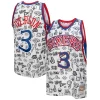 Allen Iverson Philadelphia Fabulous 76ers 1996/97 Swingman Jersey White for Basketball Enthusiasts