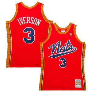 Allen Iverson Gorgeous Philadelphia 76ers 2004/05 Hardwood Classics Swingman Jersey Red for Basketball Enthusiasts