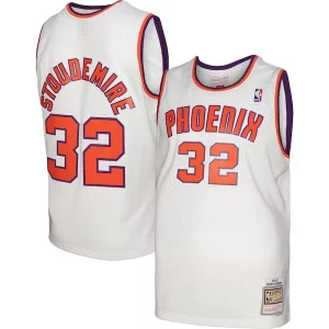 Amar'e Stoudemire Phoenix Suns 2001/02 Hardwood Classics Fabulous Swingman Jersey White/Purple Great for Fans