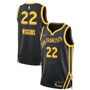 Andrew Wiggins Golden State Premium Warriors Nike Unisex 2023/24 Swingman Jersey Black City Edition Must - Have for Jerseys Lovers