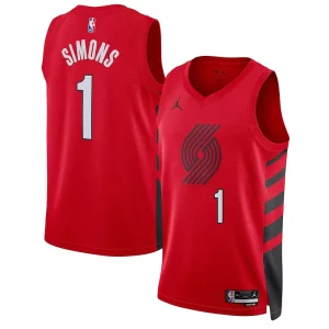 Anfernee Simons Portland Trail Blazers Jordan Brand Unisex Swingman Jersey Statement Edition Red Stylish Perfect for Game Day