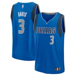 Anthony Davis Dallas Mavericks Unique Youth Fast Break Replica Player Jersey Royal Must - Have for Jerseys Lovers