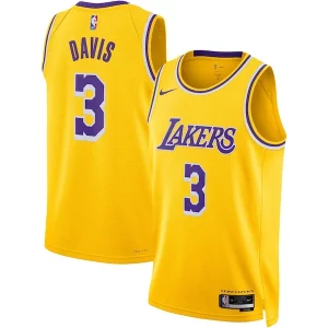 Anthony Davis Los Angeles Lakers Nike Unisex Swingman Jersey Icon Edition Gold Chic Great for Fans