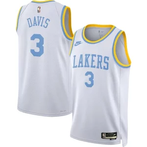Anthony Davis Los Chic Angeles Lakers Nike Swingman Jersey Classic Edition White Great for Fans