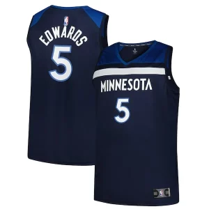 Anthony Edwards Minnesota Timberwolves Big & Tall Fast Break Jersey Gorgeous Icon Edition Navy Great for Fans