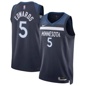 Anthony Edwards Minnesota Timberwolves Nike Unisex Swingman Jersey Icon Fabulous Edition Navy Great for Fans