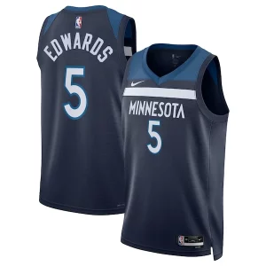 Anthony Edwards Minnesota Timberwolves Nike Unisex Swingman Replica Jersey Eye - catching Icon Edition Navy Ideal for Collectors