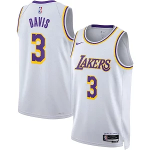 Anthony Elegant Davis Los Angeles Lakers Nike Unisex Swingman Jersey Association Edition White Perfect for Game Day