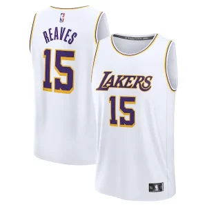 Austin Reaves Los Angeles Lakers Youth Fast Break Replica Player Jersey Chic Association Edition White Ideal for Collectors