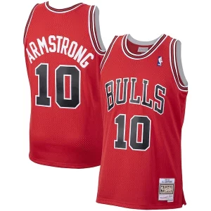 B. J. Armstrong Chicago Fabulous Bulls 2001/02 Hardwood Classics Swingman Jersey Red Must - Have for Jerseys Lovers