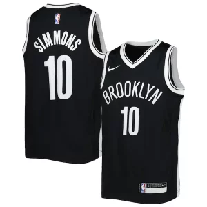 Ben Simmons Brooklyn Nets Nike Youth Swingman Trendy Jersey Icon Edition Black Must - Have for Jerseys Lovers