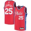 Ben Simmons Philadelphia 76ers Jordan Brand Youth 2020/21 Swingman Player Jersey Eye - catching Statement Edition Red Must - Have for Jerseys Lovers