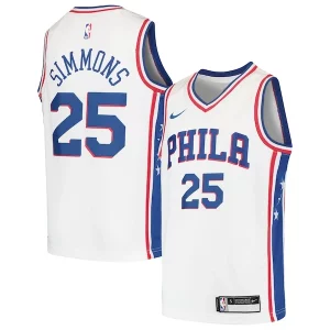 Ben Simmons Philadelphia 76ers Nike Youth Swingman Jersey White/Royal Fabulous Perfect for Game Day
