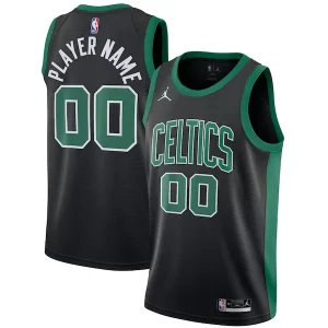 Boston Celtics Jordan Brand Swingman Custom Jersey Statement Chic Edition Black for Basketball Enthusiasts