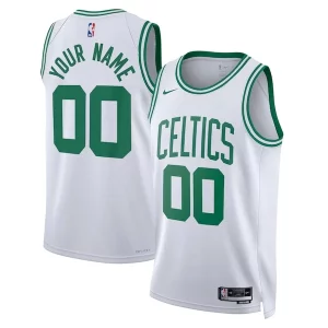 Boston Celtics Nike Unisex Swingman Custom Jersey White Association Edition Gorgeous Perfect for Game Day