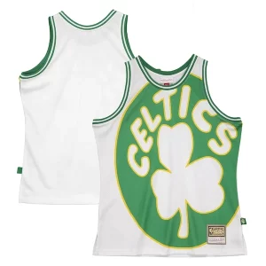Boston Gorgeous Celtics Hardwood Classics Blown Out Fashion Jersey White Must - Have for Jerseys Lovers
