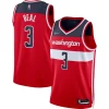 Bradley Beal Washington Wizards Nike 2021/22 Diamond Swingman Jersey Premium Icon Edition Red for Basketball Enthusiasts
