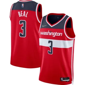 Bradley Beal Washington Wizards Nike 2021/22 Diamond Swingman Jersey Premium Icon Edition Red for Basketball Enthusiasts