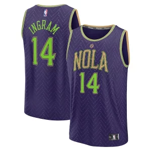 Brandon Ingram New Orleans Pelicans 2024/25 Unique Fast Break Player Jersey City Edition Purple Perfect for Game Day