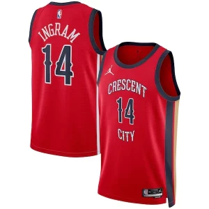 Brandon Ingram New Orleans Pelicans Jordan Eye - catching Brand Unisex Swingman Jersey Statement Edition Red for Basketball Enthusiasts