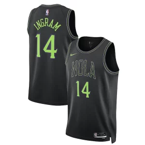 Brandon Ingram New Orleans Pelicans Nike Unisex 2023/24 Elegant Swingman Jersey Black City Edition Perfect for Game Day