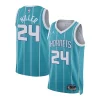 Brandon Miller Charlotte Hornets Nike Unisex NBA Eye - catching Draft Swingman Jersey Icon Edition Teal Ideal for Collectors