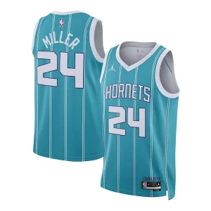 Brandon Miller Charlotte Hornets Nike Unisex NBA Eye - catching Draft Swingman Jersey Icon Edition Teal Ideal for Collectors
