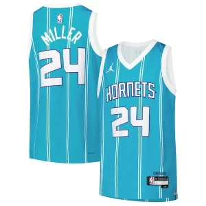 Brandon Miller Charlotte Hornets Nike Youth Swingman Jersey Icon Edition Teal Gorgeous Perfect for Game Day