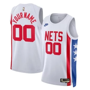Brooklyn Nets Nike Unisex Fabulous 2022/23 Custom Swingman Jersey Classic Edition White for Basketball Enthusiasts