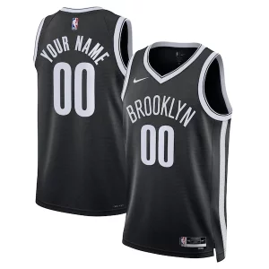 Brooklyn Nets Nike Unisex Swingman Custom Premium Jersey Black Icon Edition Great for Fans
