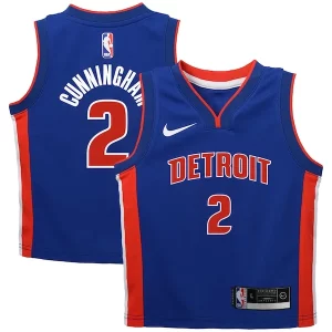Cade Cunningham Detroit Pistons Nike Toddler Swingman Player Jersey Icon Stylish Edition Blue for Basketball Enthusiasts