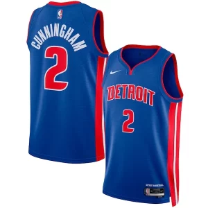 Cade Cunningham Detroit Pistons Nike Unisex Swingman Jersey Icon Edition Gorgeous Blue/White Perfect for Game Day
