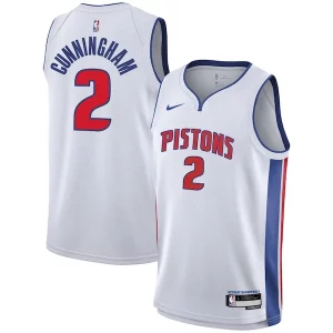 Cade Cunningham Detroit Pistons Nike Youth Swingman Jersey Unique Association Edition White Great for Fans