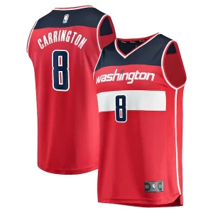 Carlton Carrington Washington Wizards Fast Break Chic Replica Player Jersey Icon Edition Red for Basketball Enthusiasts