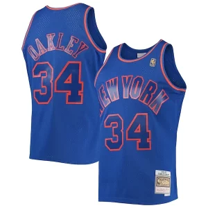 Charles Oakley New Elegant York Knicks 1996/97 Hardwood Classics Swingman Jersey Blue Great for Fans