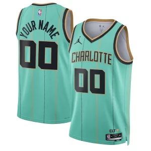 Charlotte Hornets Jordan Brand Unisex 2024/25 Custom Swingman Premium Jersey City Edition Mint Perfect for Game Day