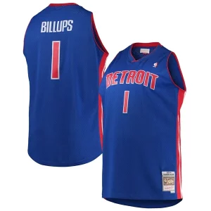 Chauncey Trendy Billups Detroit Pistons 2003/04 Big & Tall Hardwood Classics Swingman Jersey Blue Ideal for Collectors