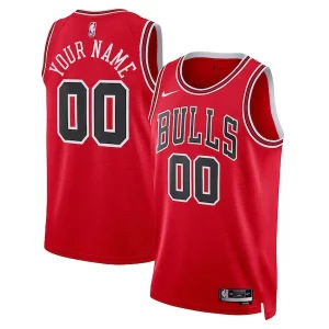 Chicago Bulls Nike Unisex Swingman Custom Jersey Red Icon Edition Gorgeous Must - Have for Jerseys Lovers