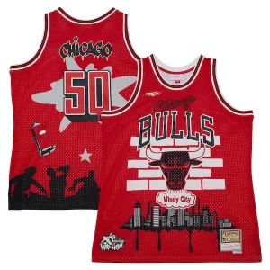 Chicago Bulls x Gorgeous Tats Cru Hardwood Classics Fashion Jersey Red Perfect for Game Day