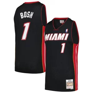 Chris Bosh Miami Heat 2012/13 Chic Hardwood Classics Swingman Jersey Black Ideal for Collectors