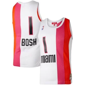 Chris Bosh Miami Heat Women's Hardwood Classics Trendy 2011/12 Swingman Jersey White Great for Fans