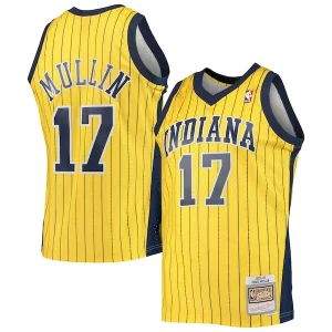 Chris Mullin Chic Indiana Pacers 1999/00 Hardwood Classics Swingman Jersey Gold Great for Fans