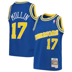 Chris Mullin Golden State Trendy Warriors Youth 1993/94 Hardwood Classics Swingman Jersey Royal Ideal for Collectors