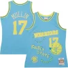 Chris Mullin Golden State Warriors Gorgeous 1993/94 Swingman Sidewalk Sketch Jersey Light Blue Great for Fans