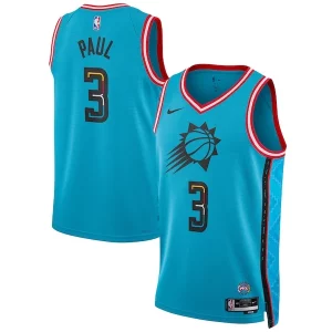 Chris Paul Phoenix Eye - catching Suns Nike Unisex 2022/23 Swingman Jersey City Edition Turquoise Must - Have for Jerseys Lovers