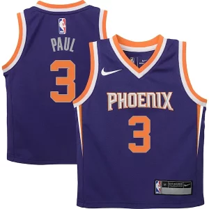 Chris Paul Phoenix Suns Eye - catching Nike Preschool 2021/22 Replica Jersey Icon Edition Purple for Basketball Enthusiasts