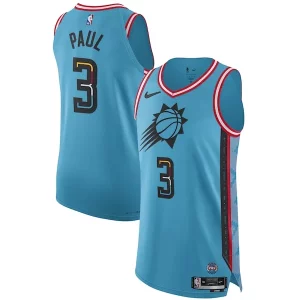 Chris Paul Phoenix Suns Nike 2022/23 Authentic Jersey City Edition Chic Turquoise Must - Have for Jerseys Lovers